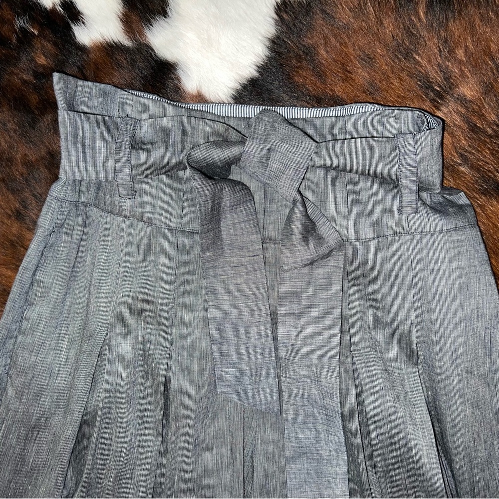 NWOT- L.A.M.B. Cross Dyed Linen Blend Pant 10 - Picture 7 of 11